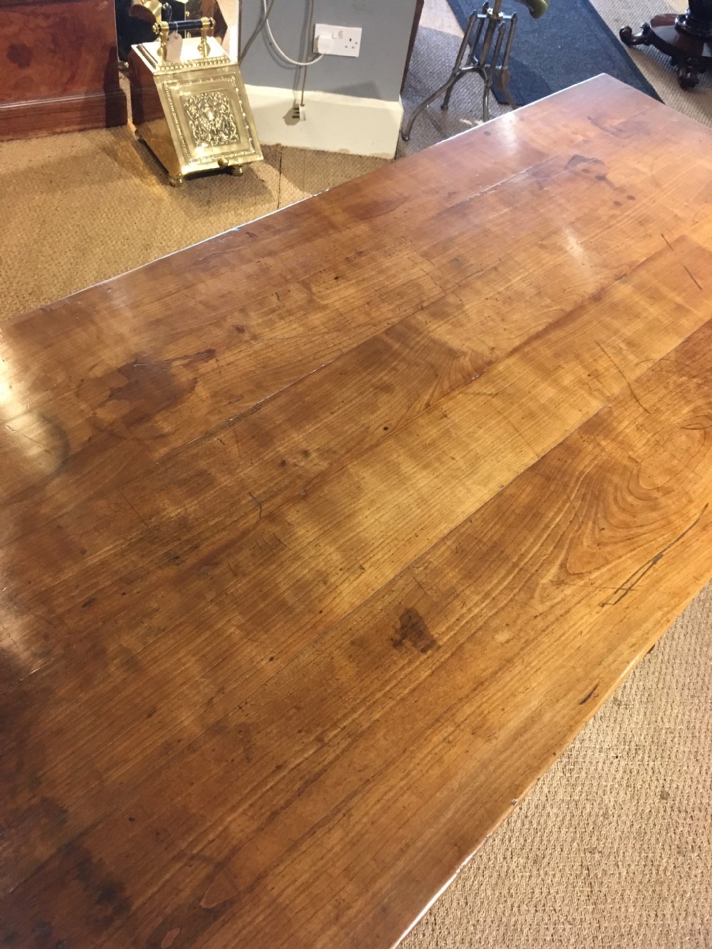 Cherrywood farmhouse table  View IV