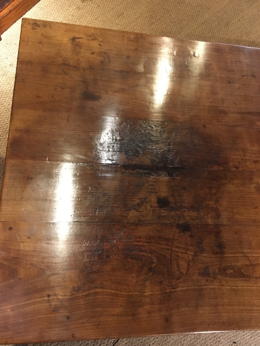 Cherrywood farmhouse table  View V