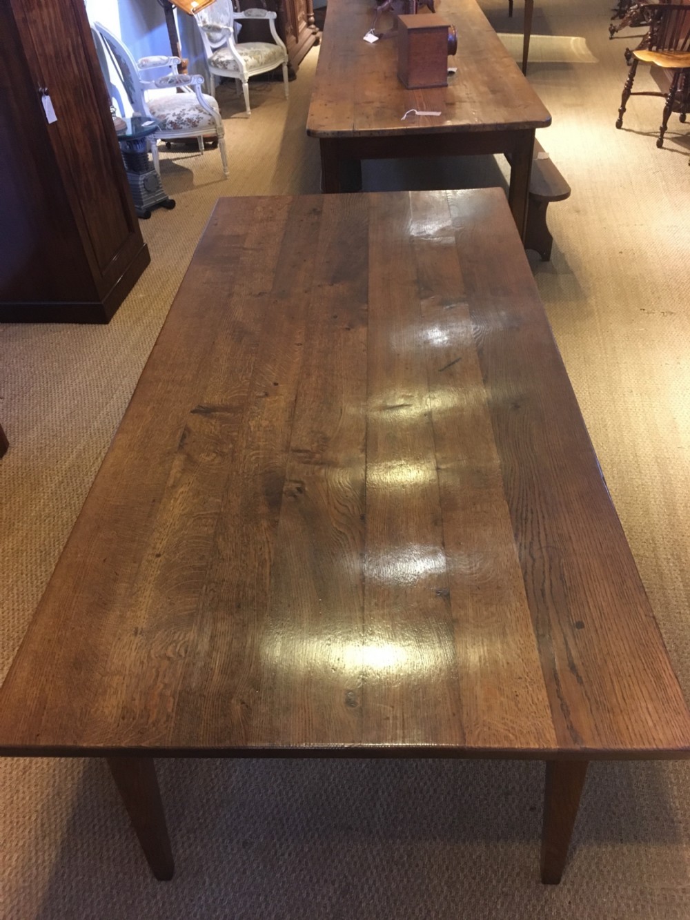 Oak farmhouse table 8 seater  View IV