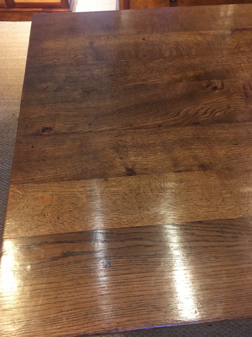 Oak farmhouse table 8 seater  View VI