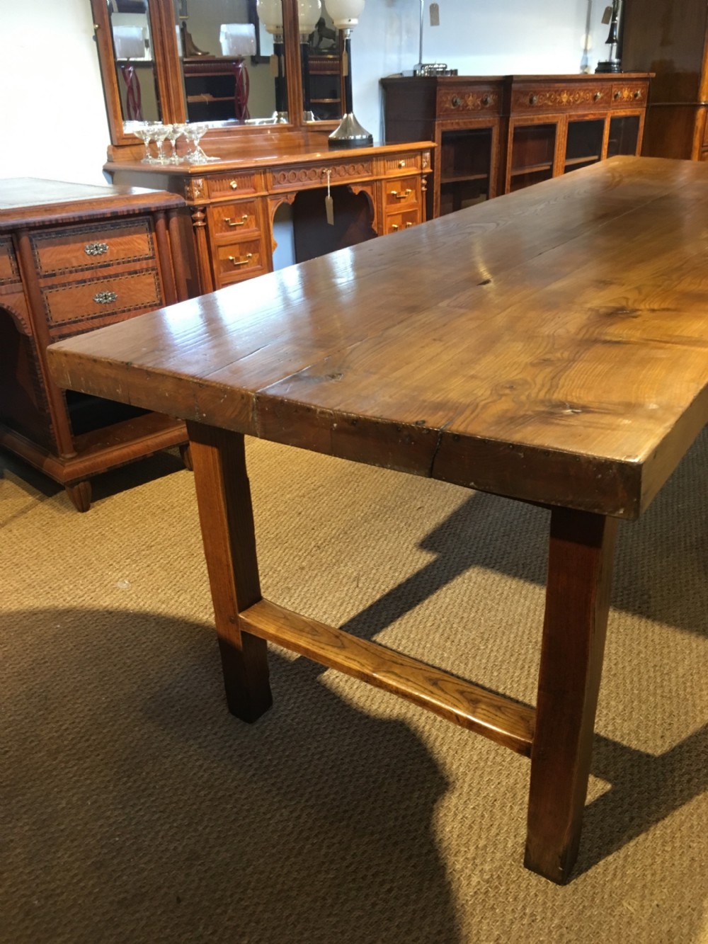Farmhouse table elm  View III