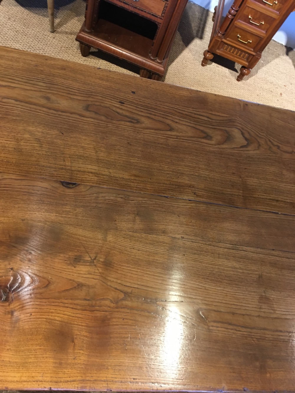 Farmhouse table elm  View IV