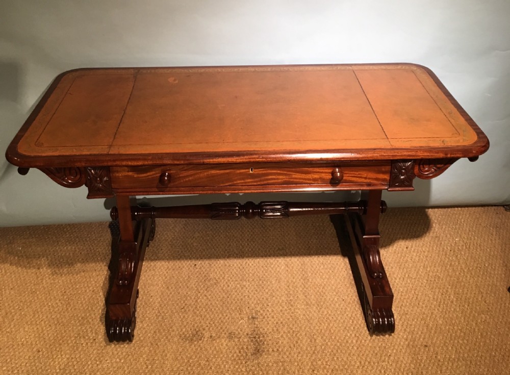 Georgian mahogany writing table 