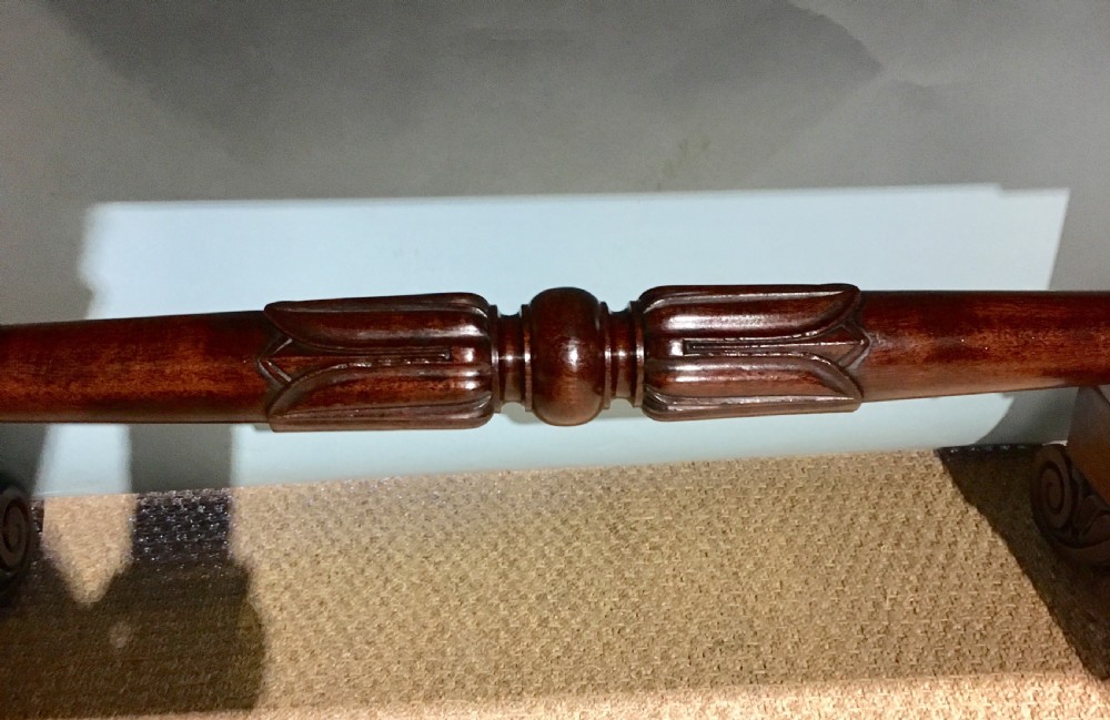 Georgian mahogany writing table  View IV