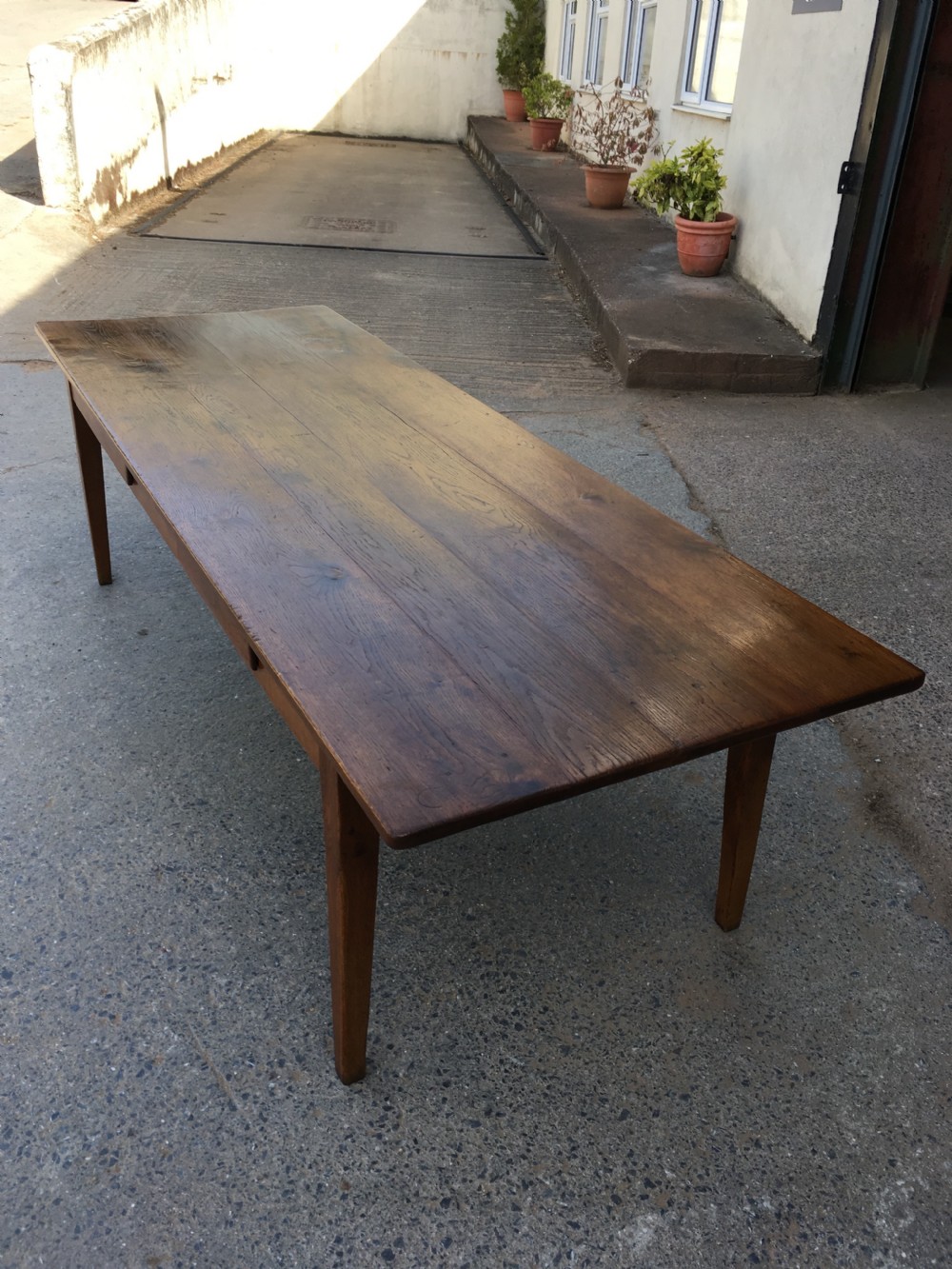 Farm house table oak 2.6meters  View III