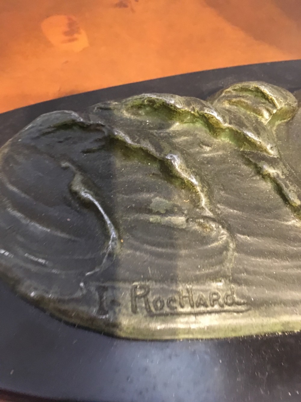 Art Deco spelter seabird by Rochard  View III