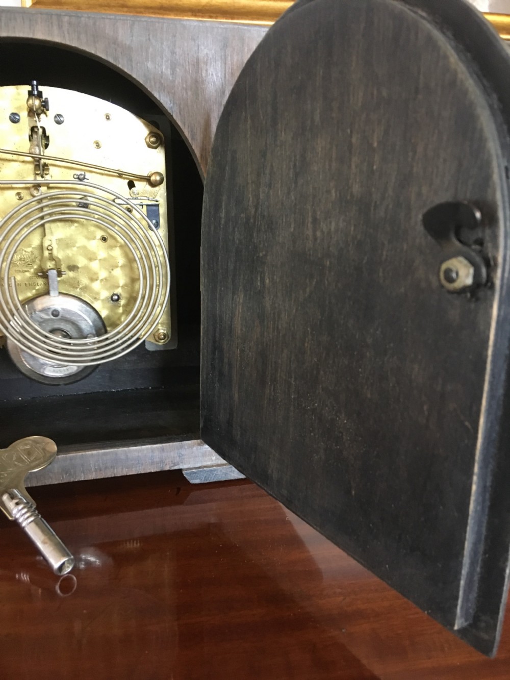 ART DECO GARRARD MANTEL CLOCK View II
