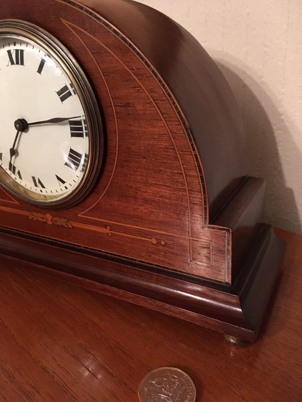 EDWARDIAN MANTEL CLOCK  View III