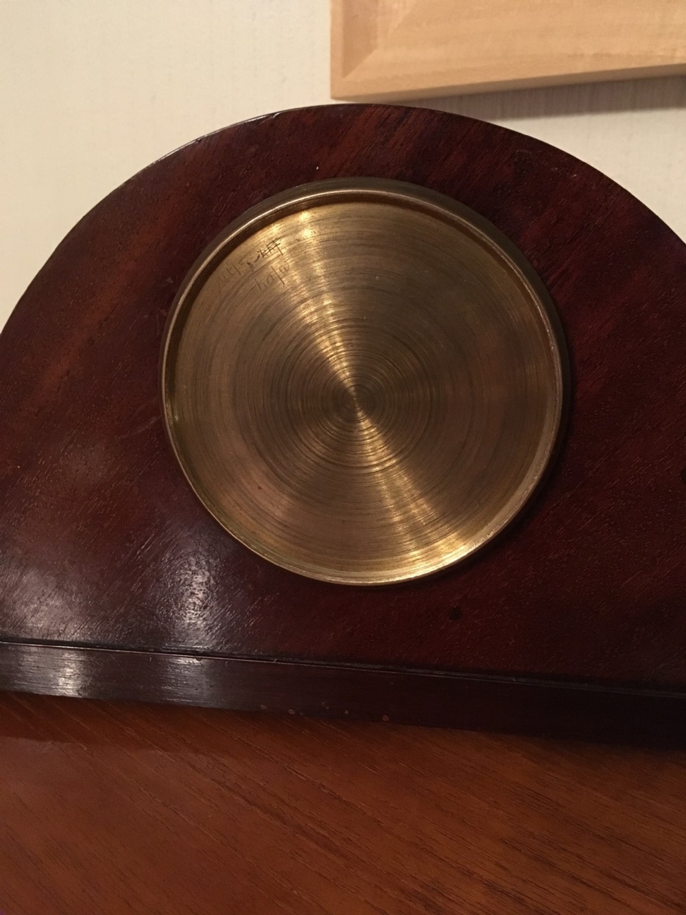 EDWARDIAN MANTEL CLOCK  View V