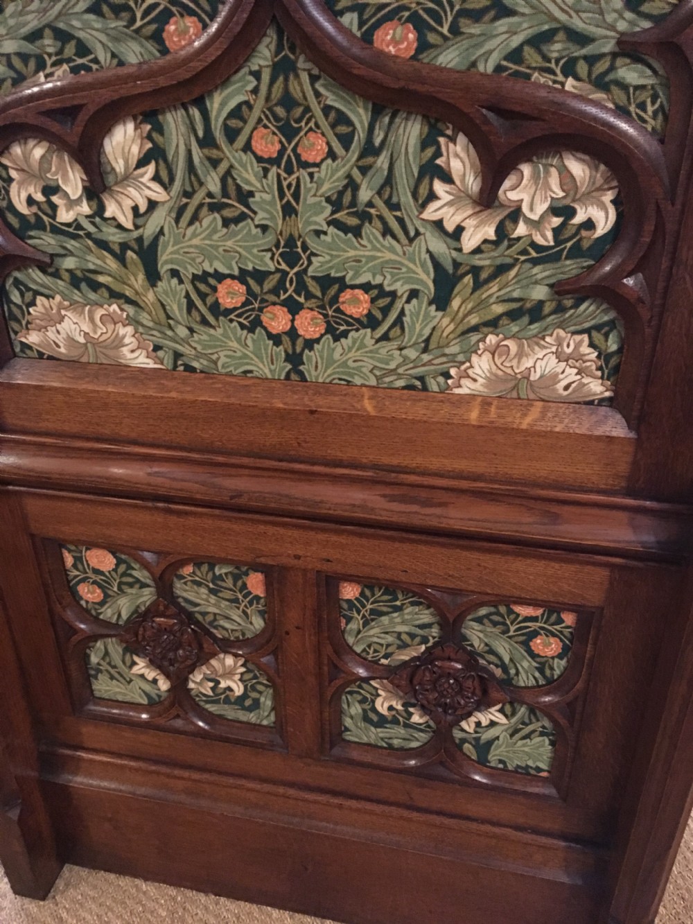 VICTORIAN GOTHIC OAK LECTURN  View II