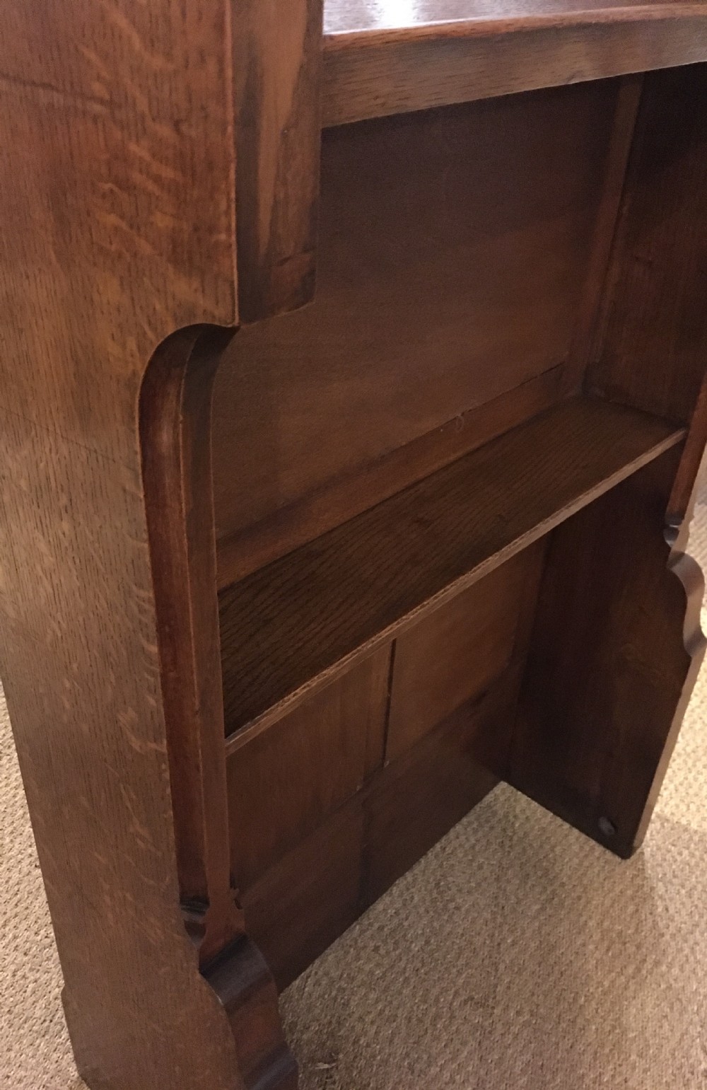 VICTORIAN GOTHIC OAK LECTURN  View VIII
