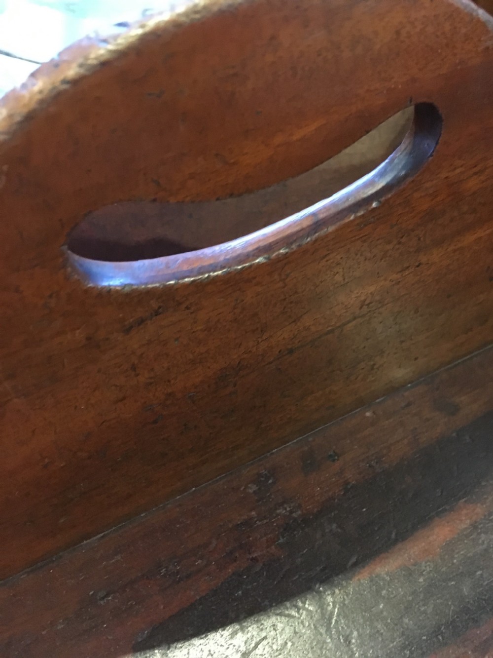 MAHOGANY CUTLERY TRAY View II
