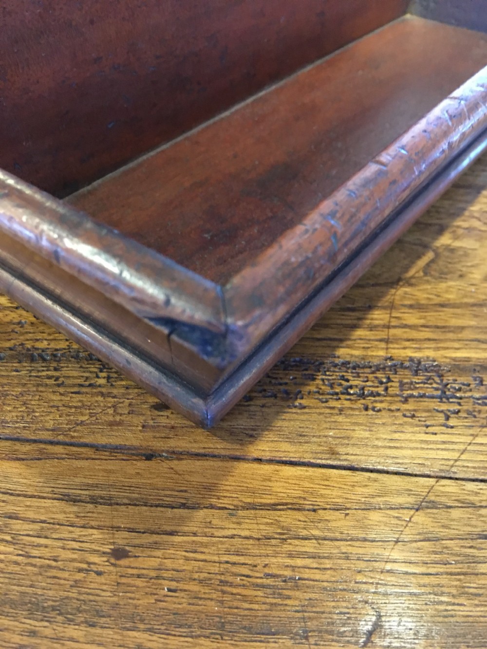 MAHOGANY CUTLERY TRAY View V