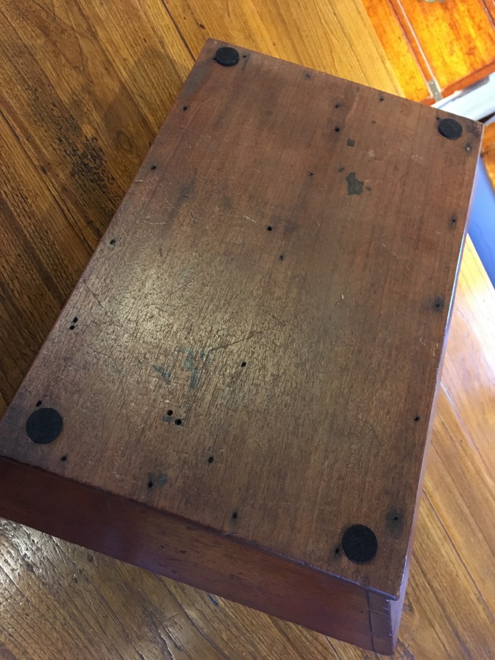 MAHOGANY CUTLERY TRAY View VI