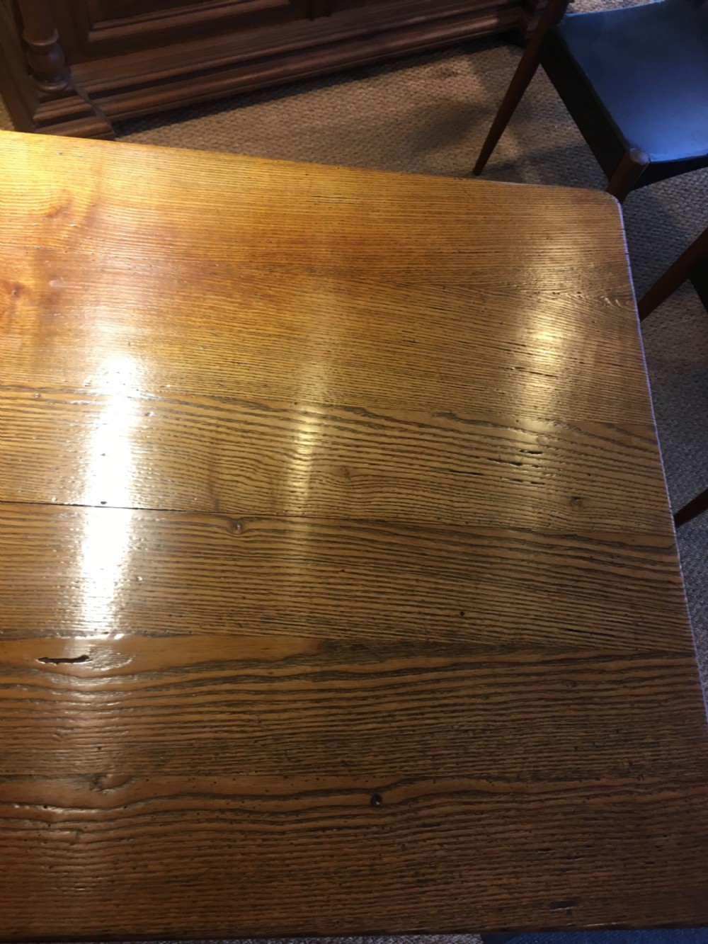 Ash farmhouse table  View IV