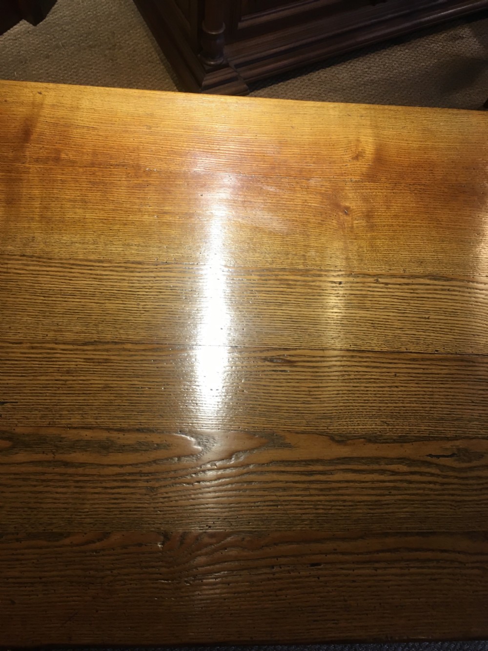 Ash farmhouse table  View V