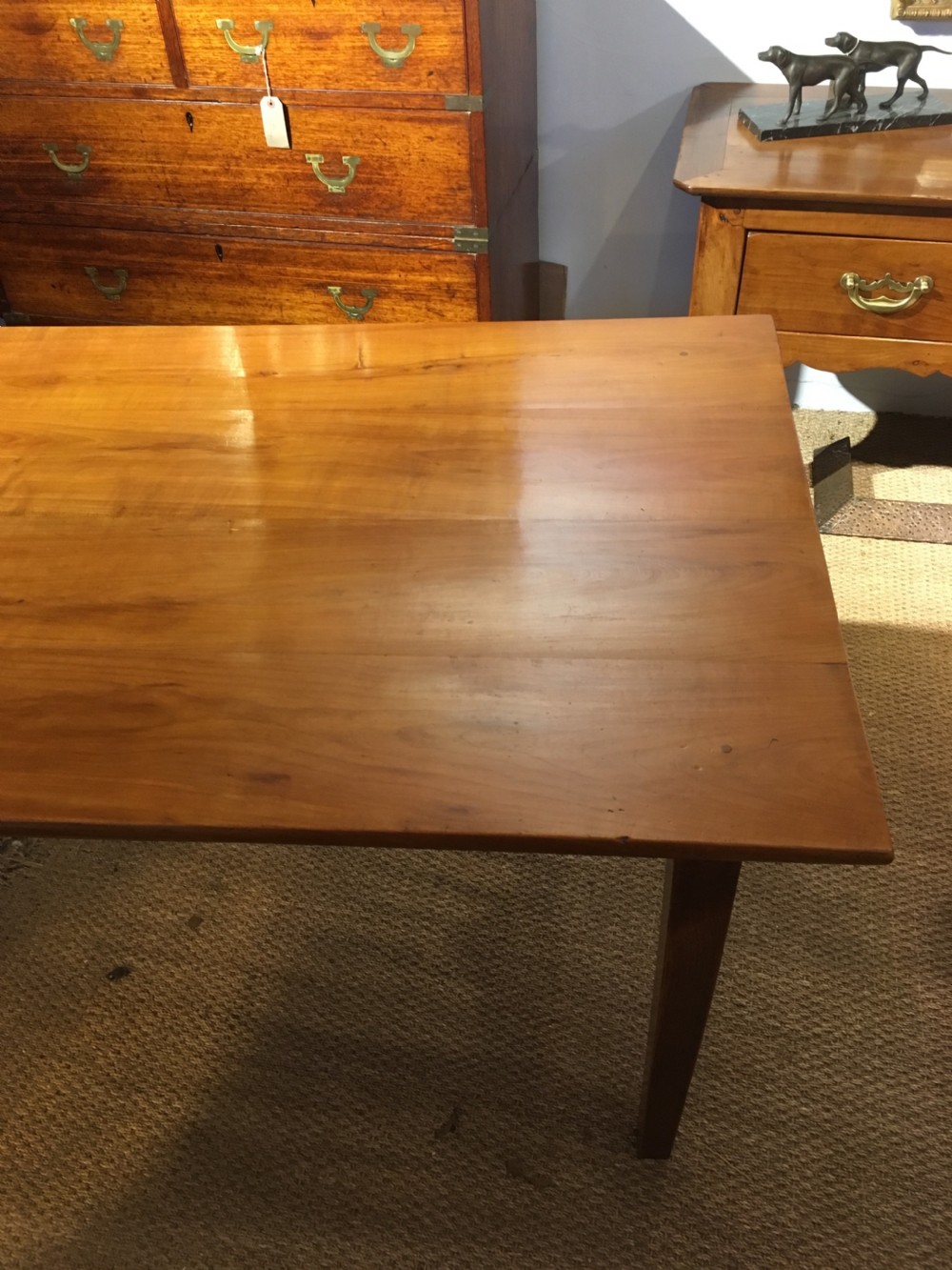Cherry wood farm table  View II
