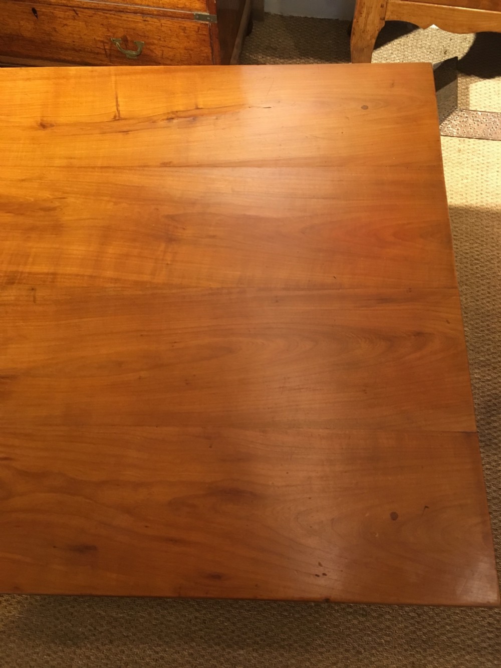 Cherry wood farm table  View V