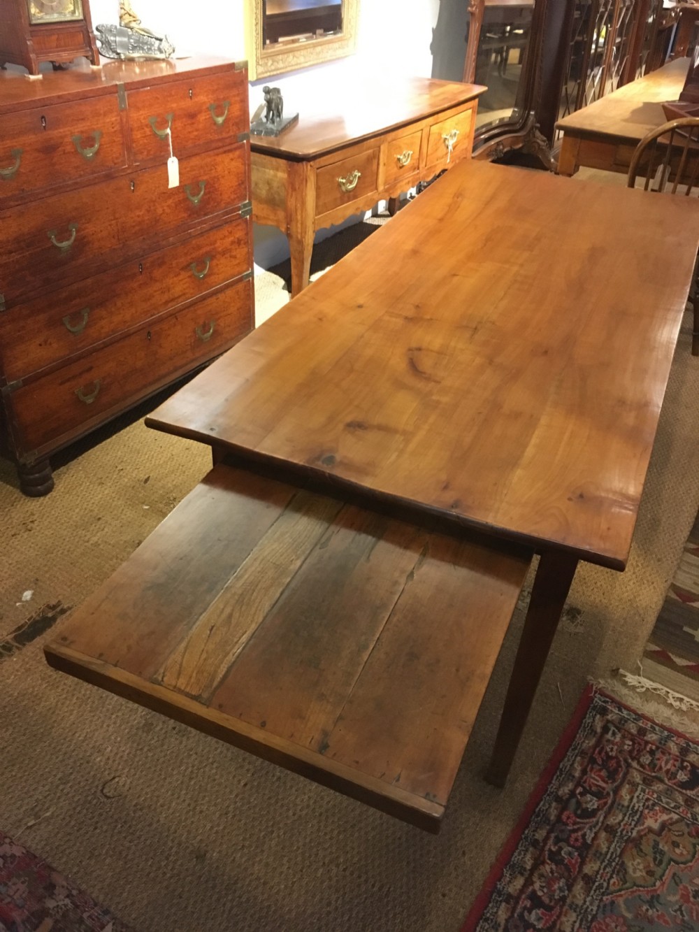 Cherry wood farm table  View VIII