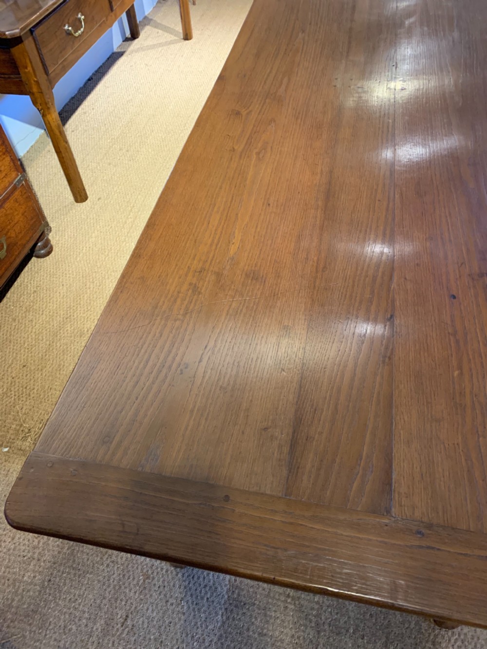 Elm farmhouse table 2.7 meters  View V