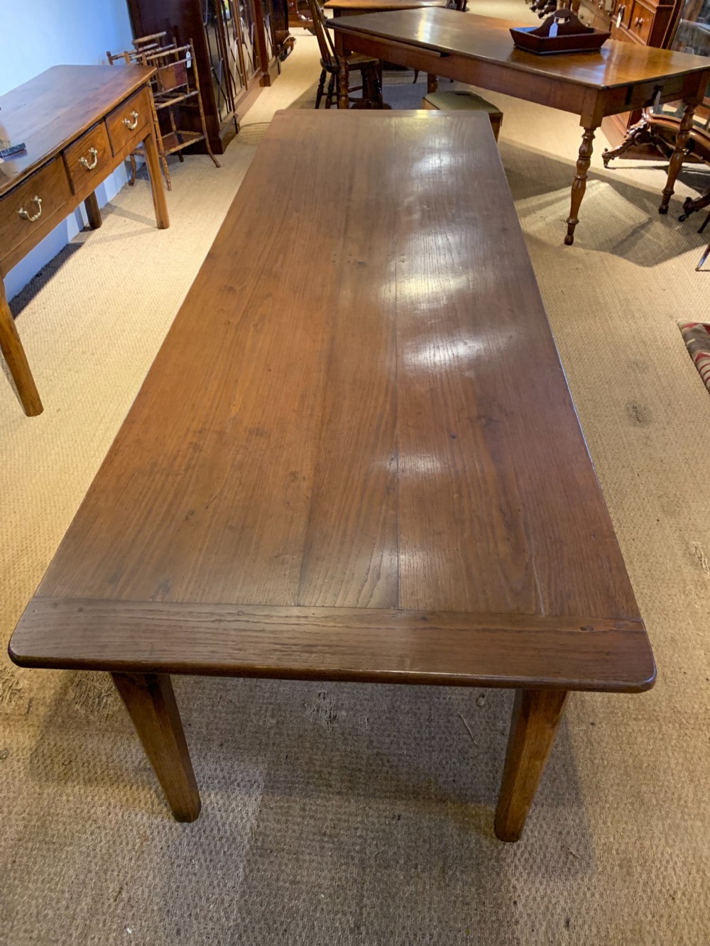 Elm farmhouse table 2.7 meters  View VIII