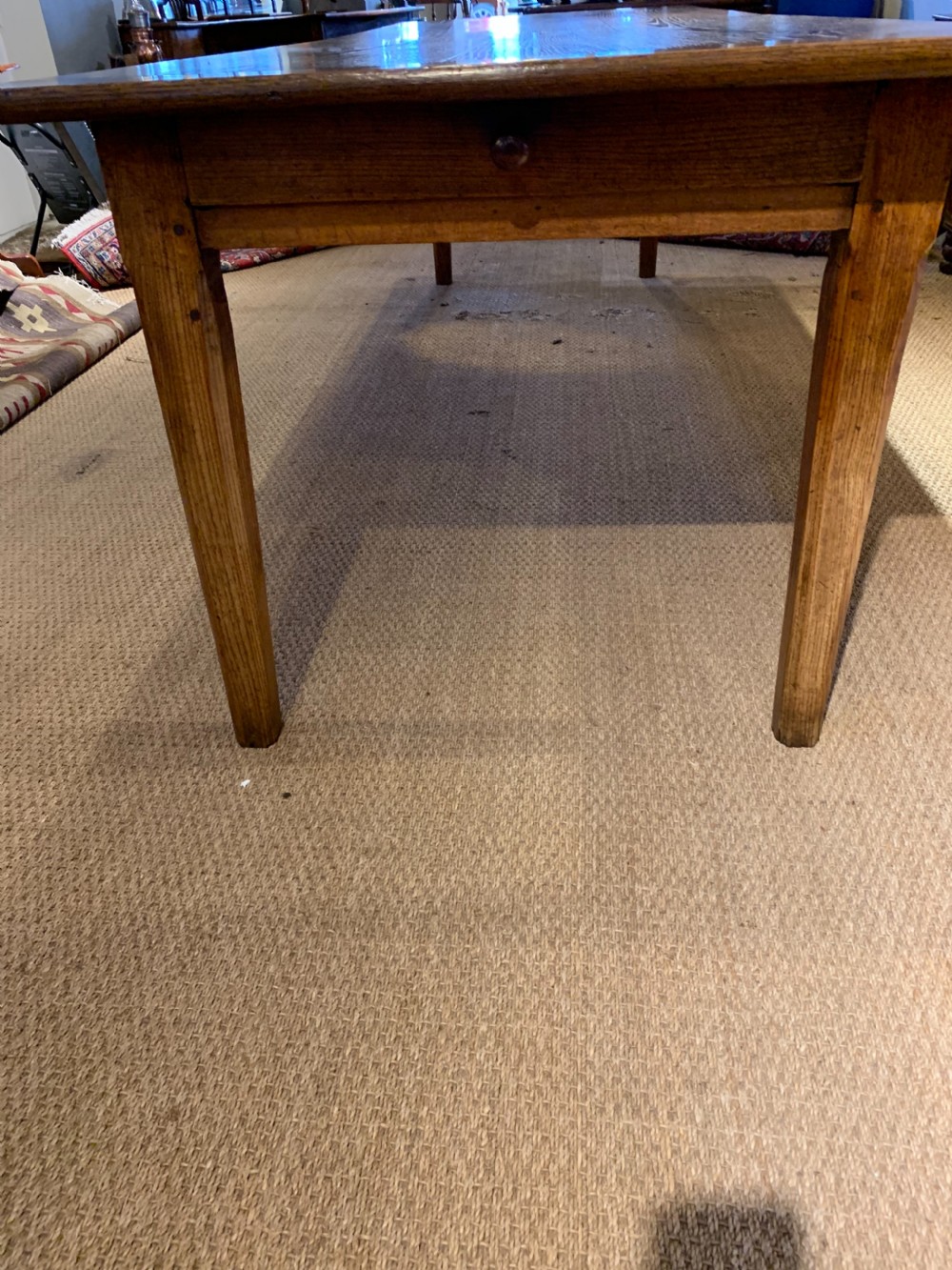Elm farmhouse table 2.7 meters  View XI