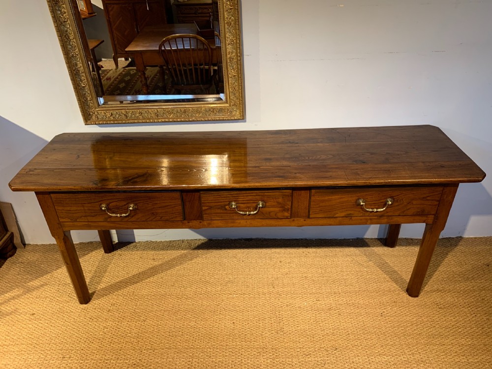 19th chestnut dresser base  View III