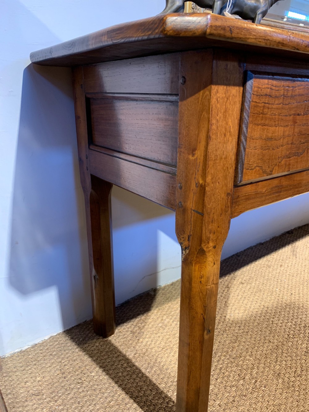 19th chestnut dresser base  View IX