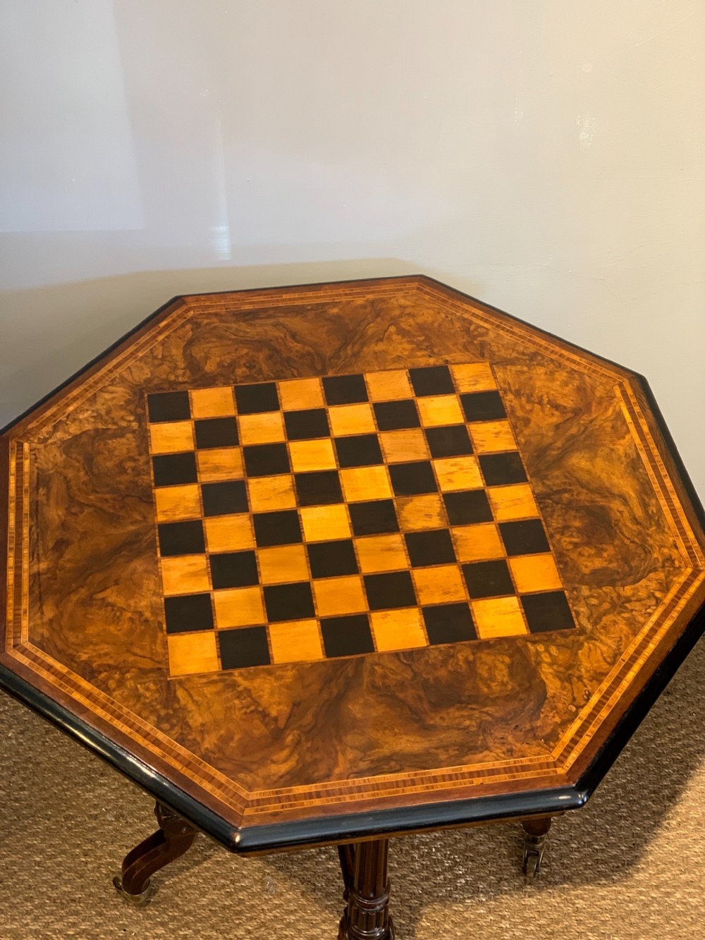 Victorian chess table  View III