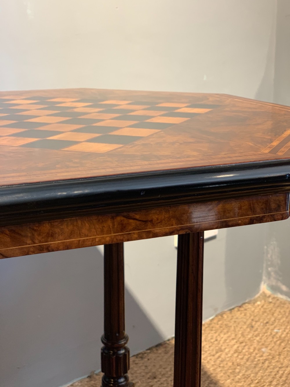 Victorian chess table  View V