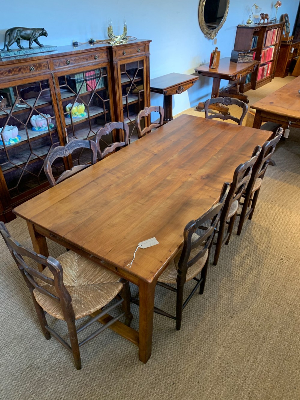 Farm table 2 meters long H stretcher  View II