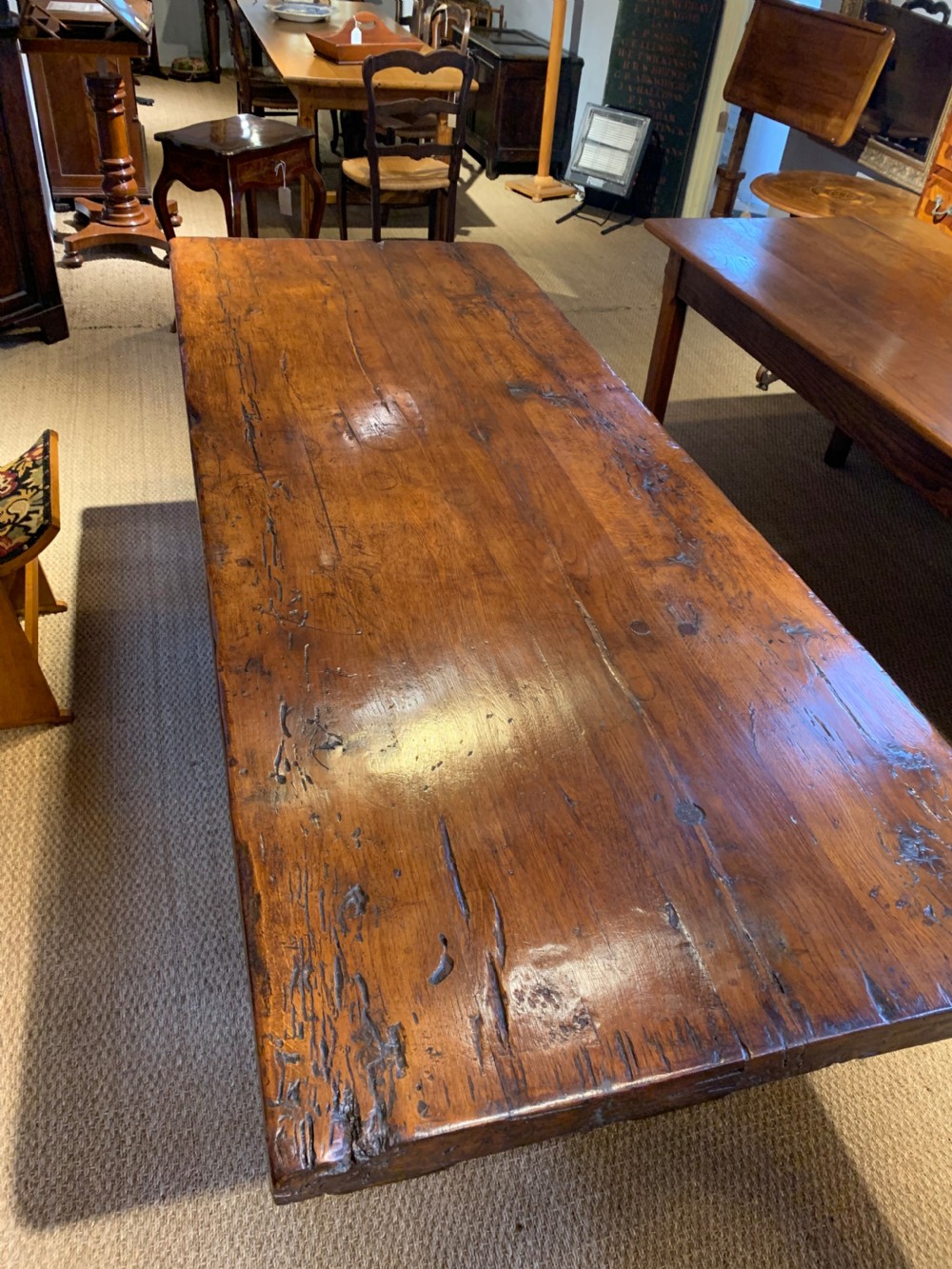 Oak Refectory table 2.20 meters  View IV