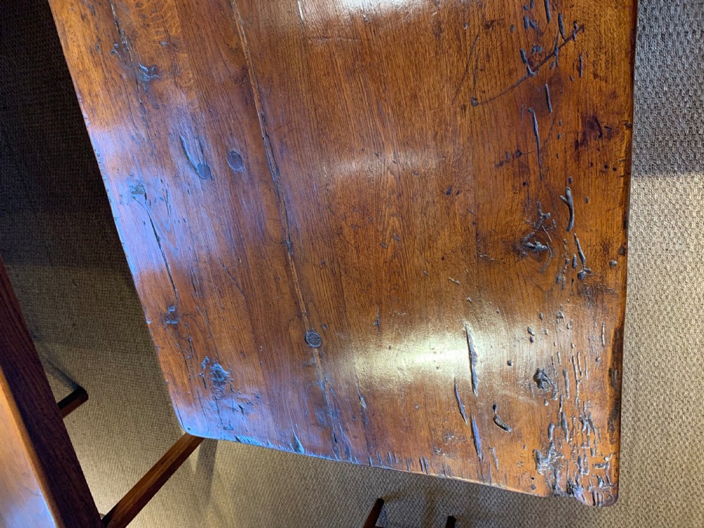 Oak Refectory table 2.20 meters  View V