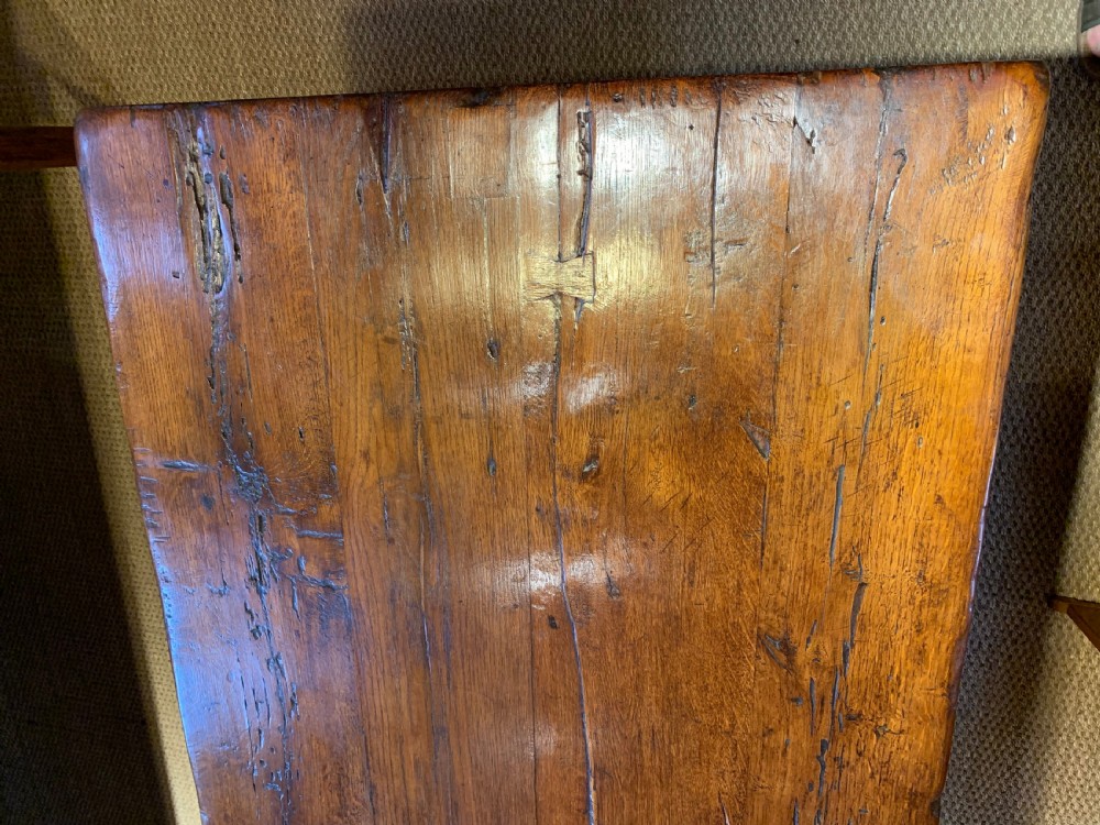 Oak Refectory table 2.20 meters  View VIII