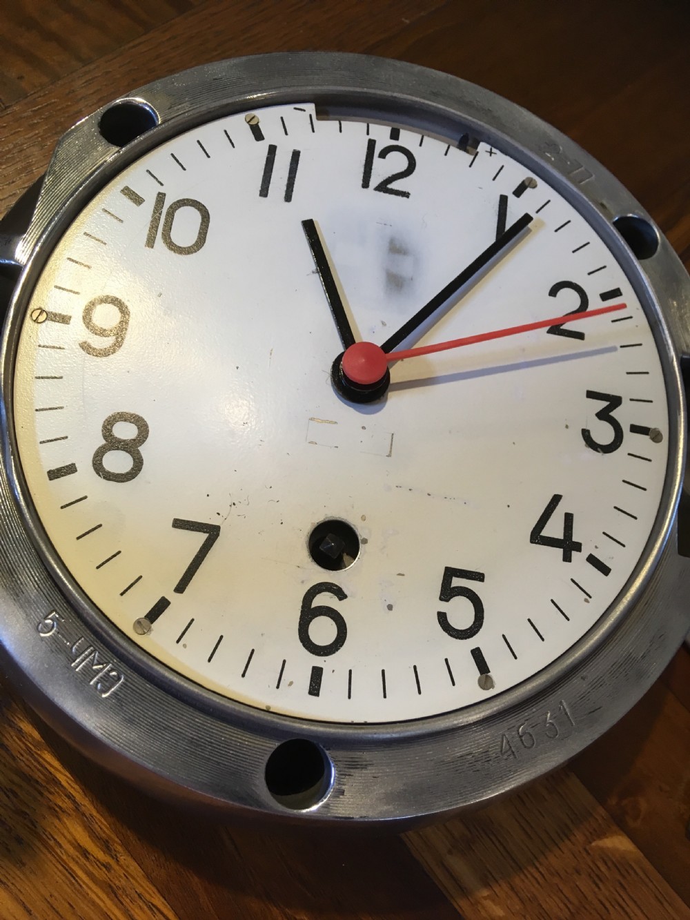 MARINE BULKHEAD CLOCK View IV