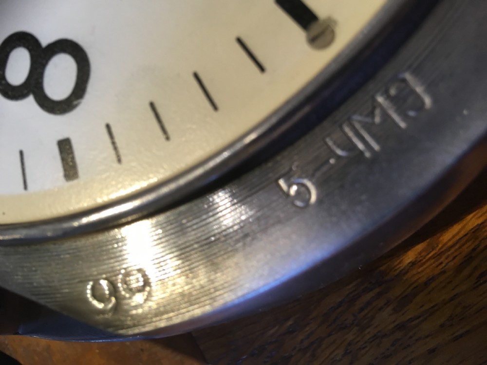 MARINE BULKHEAD CLOCK View V
