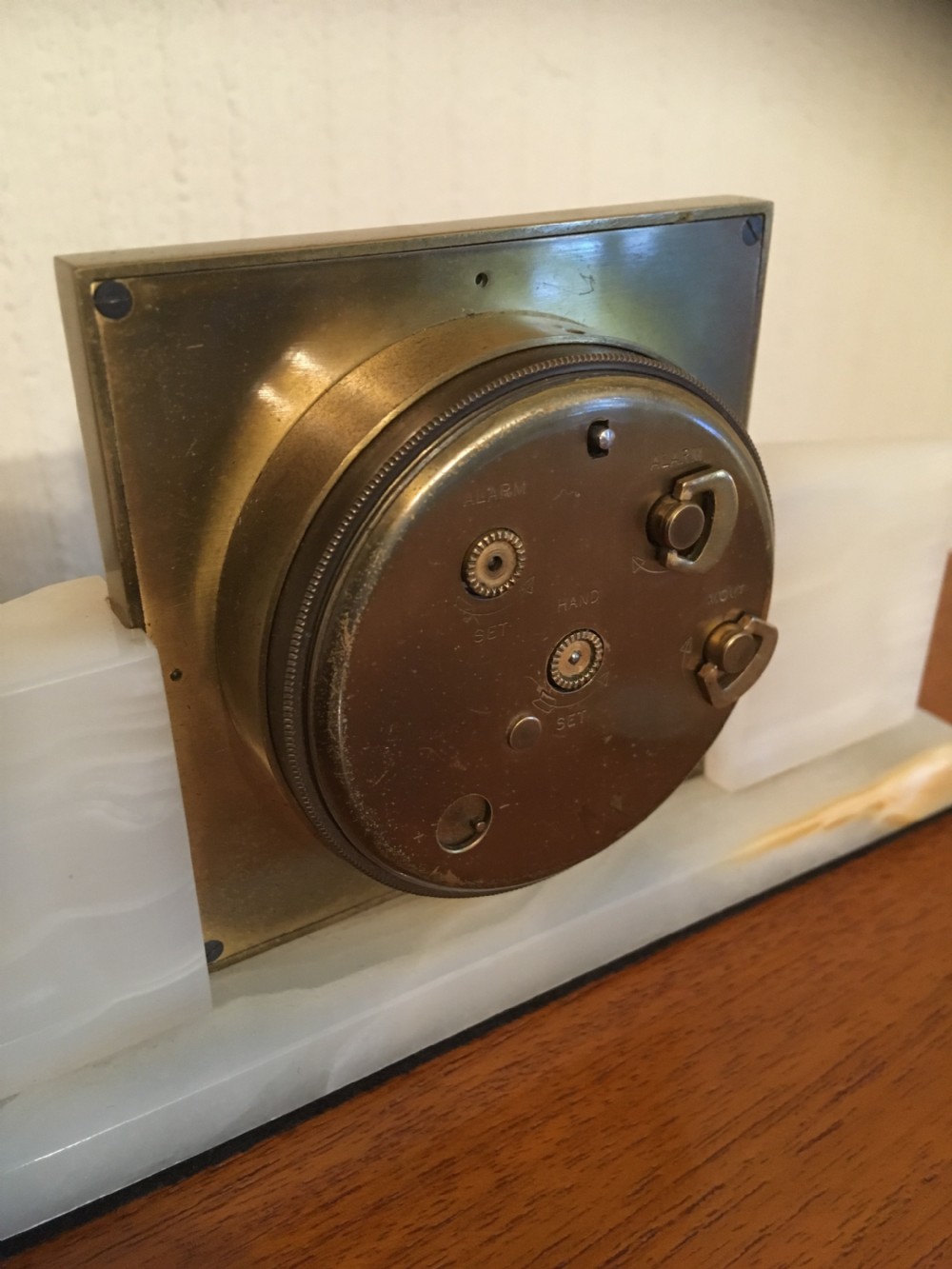 ROTHERHAM ART DECO ALARM CLOCK  View V