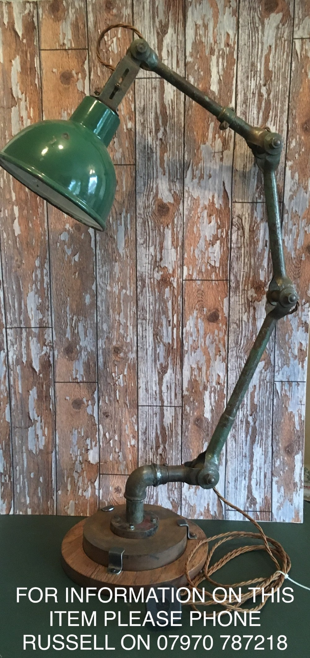 DUGDILL INDUSTRIAL MACHINISTS LAMP