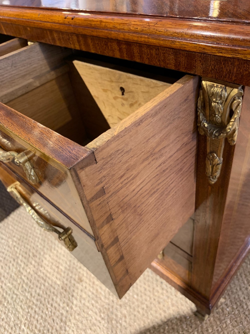 Antique pedestal desk  View VI