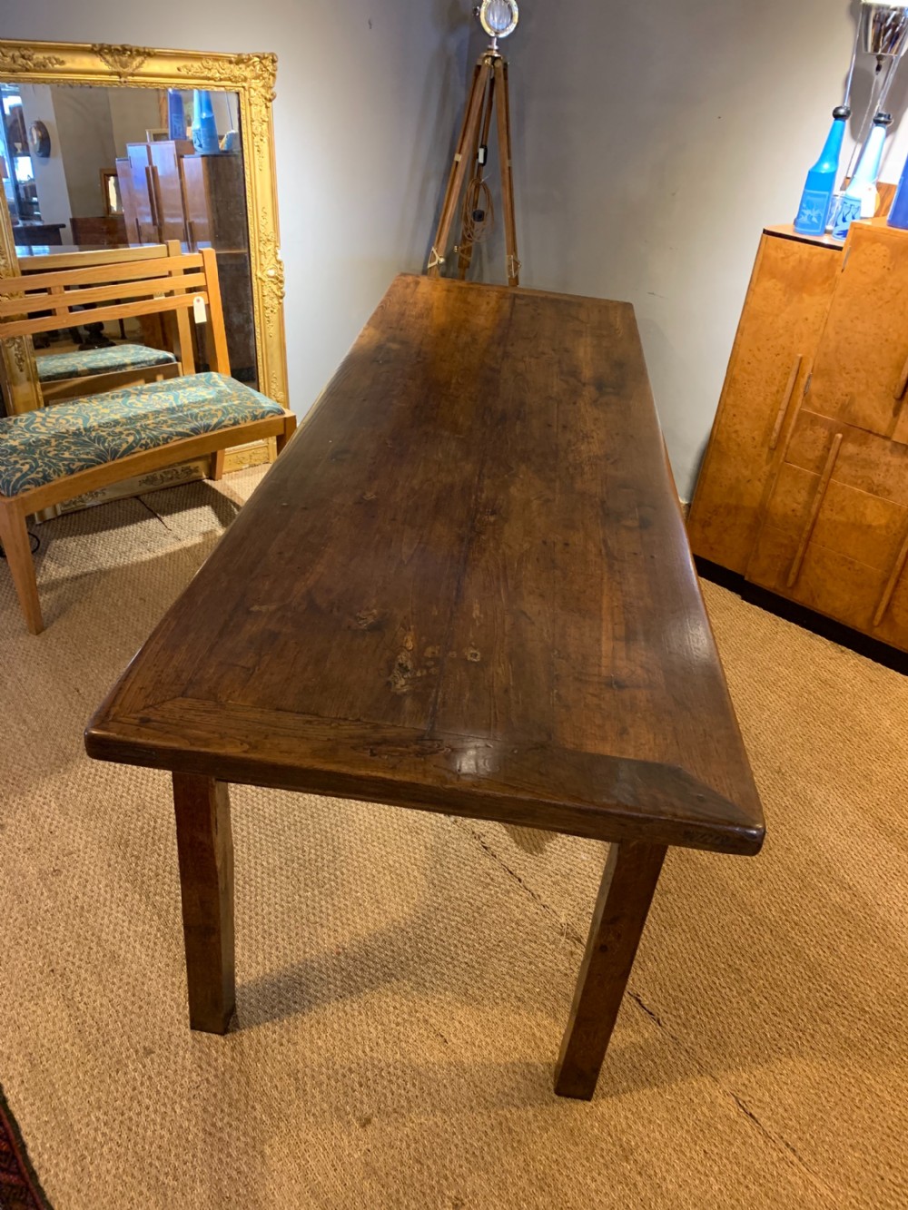 Farm house table chestnut 268 cms long  View III