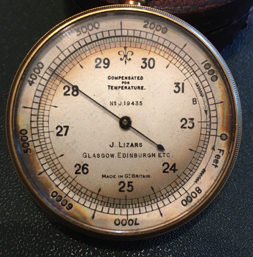 POCKET BAROMETER AND ALTIMETER  View III
