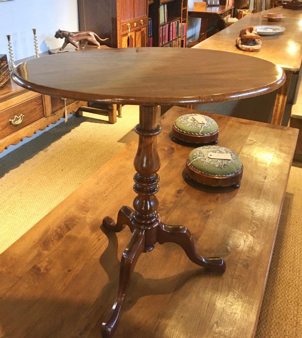 MAHOGANY TILT TOP TABLE
