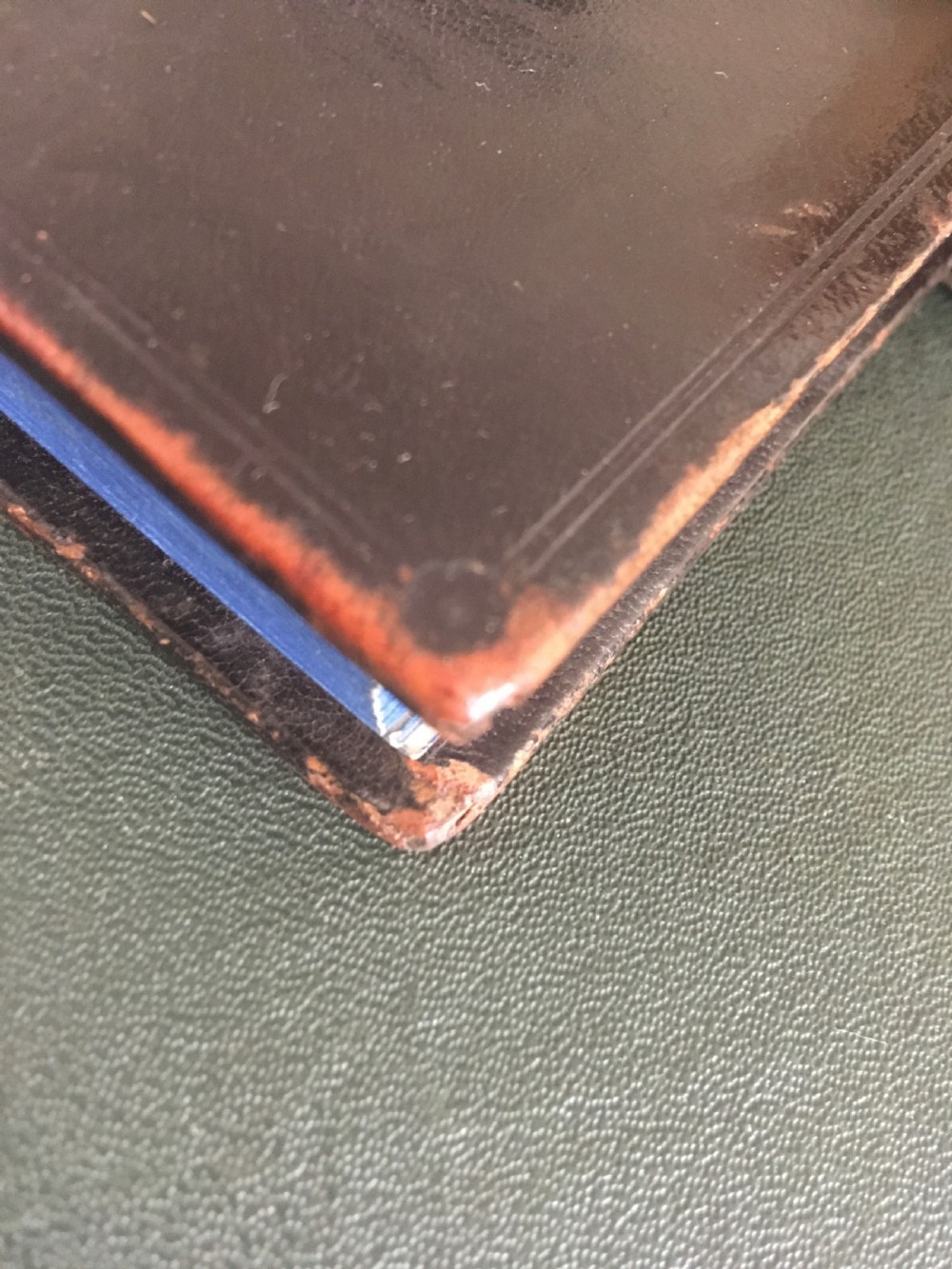LEATHER BOUND LEDGER WITH BRAMAH LOCK View IV