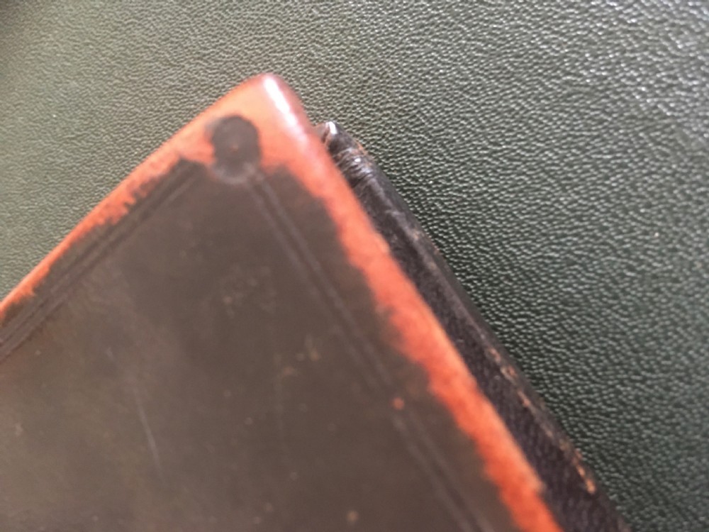 LEATHER BOUND LEDGER WITH BRAMAH LOCK View VI