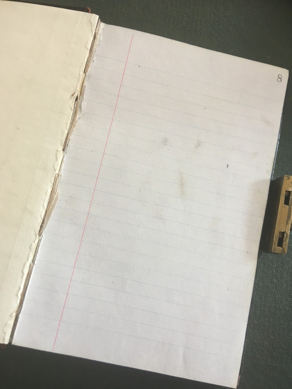 LEATHER BOUND LEDGER WITH BRAMAH LOCK View XIII