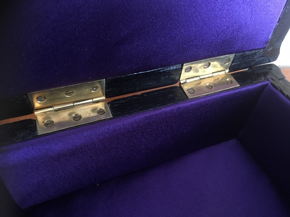 EBONY AND MARBLE TABLE JEWELLERY BOX View IX