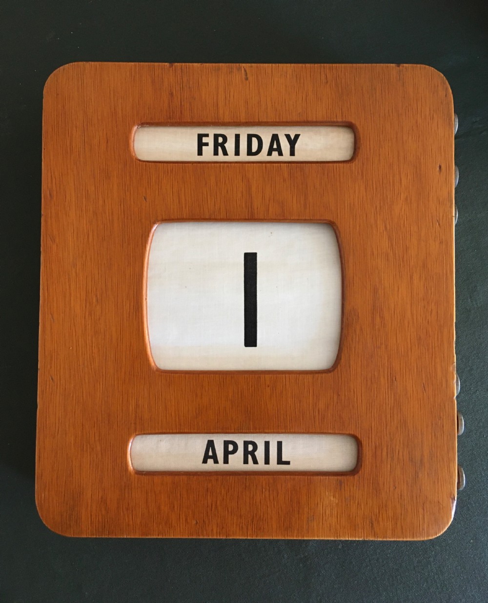 ART DECO PERPETUAL WALL CALENDAR 