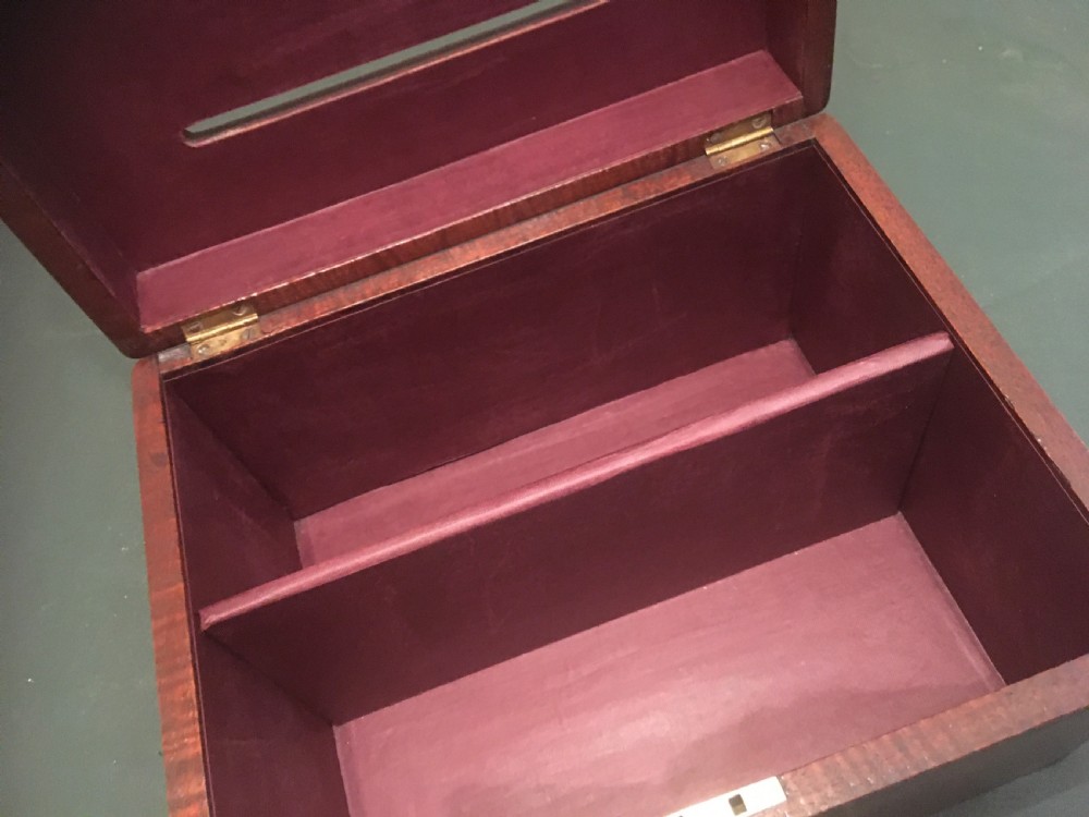 COUNTRY HOUSE MAHOGANY CORRESPONDENCE LETTERS BOX View VIII