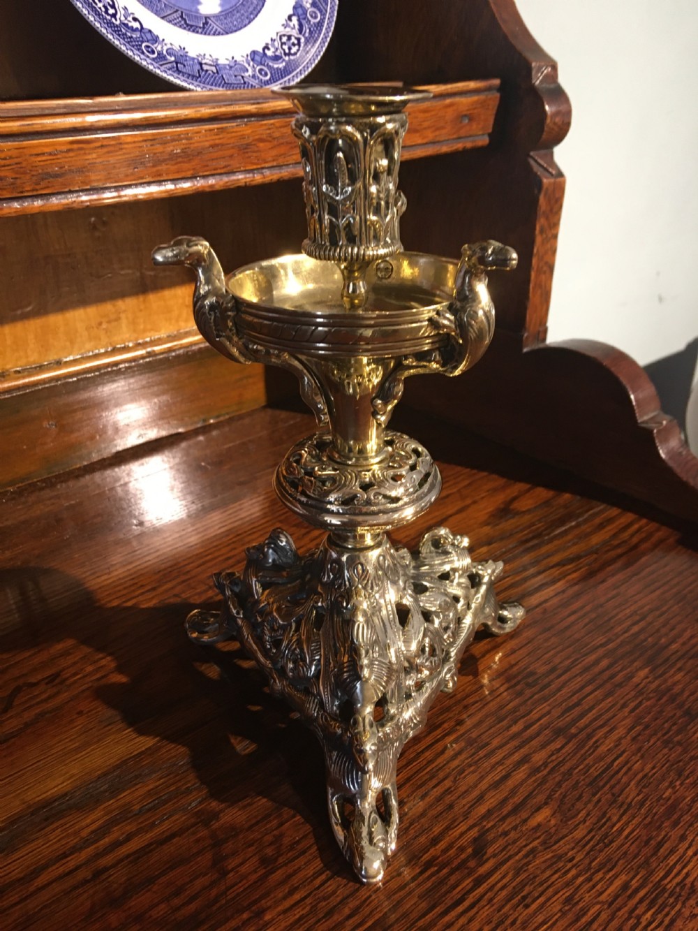 BRASS CANDLESTICK  View II