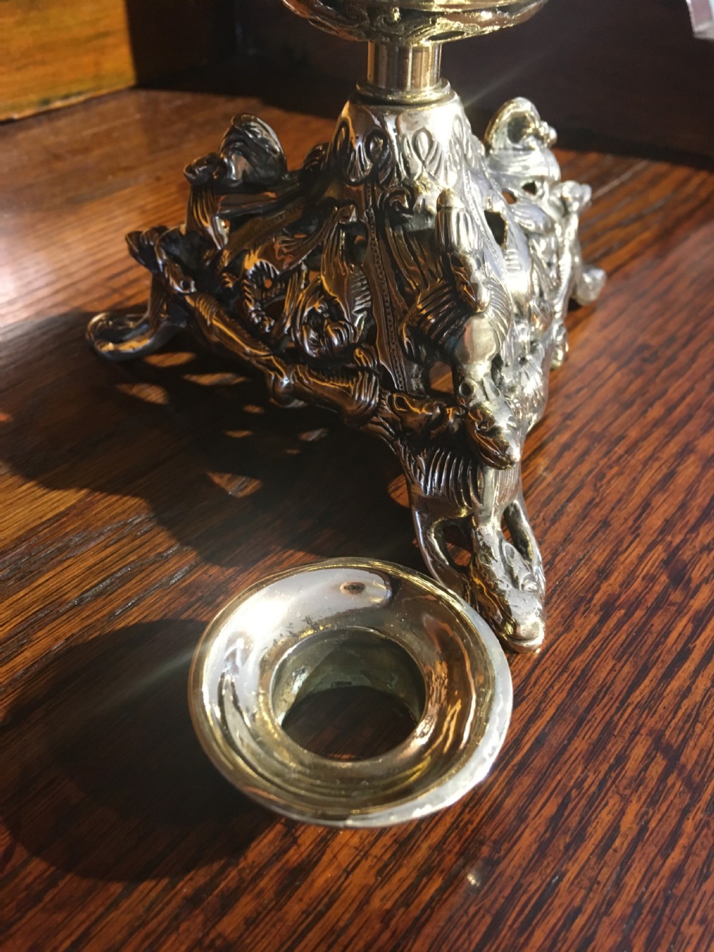 BRASS CANDLESTICK  View III